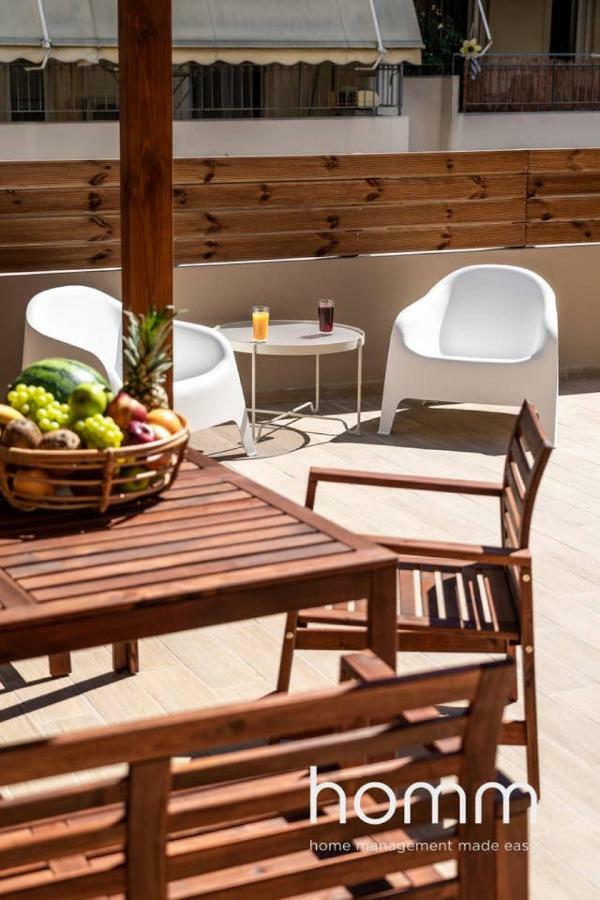 Nemeseos Ground Floor Homm Apartment With Roof Garden And Wading Pool 아테네 외부 사진